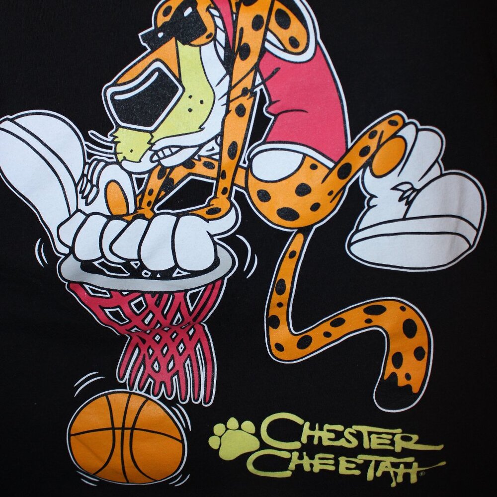 Cheetos Chester Cheetah Basketball Long Sleeve T-Shirt, 2X